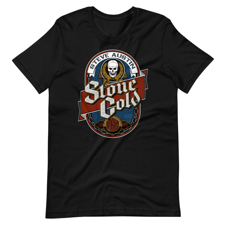 [Color:Black] Stone Cold Steve Austin "101 Proof" T-Shirt