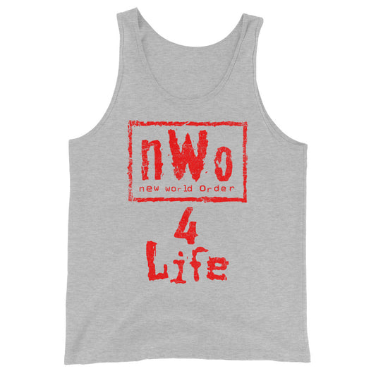 nWo "Wolfpac 4 Life" Tank Top Tank Top Athletic Heather PWcatalog