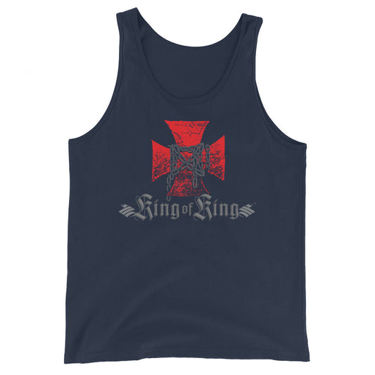 [Color:Navy] Triple H "King of Kings" Tank Top