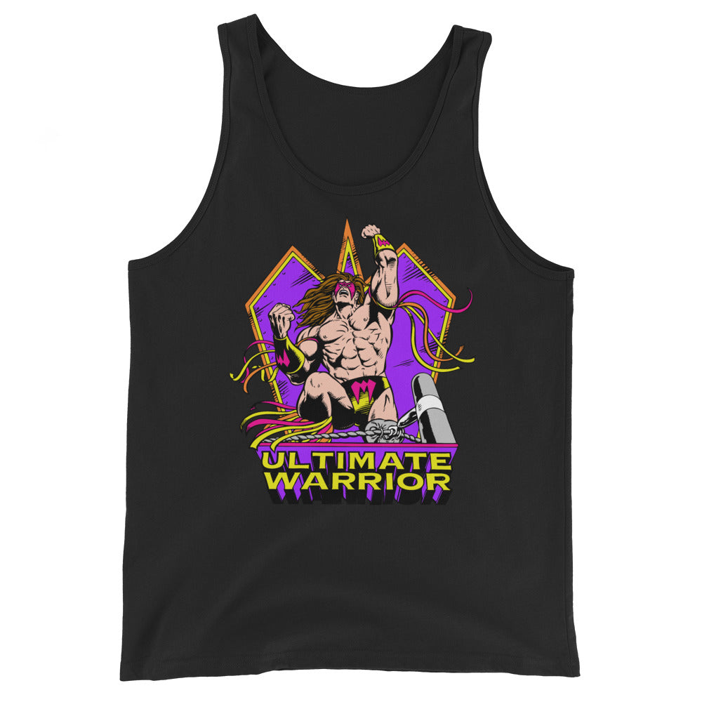 [Color:Black] Ultimate Warrior "Ultimate Pose" Tank Top