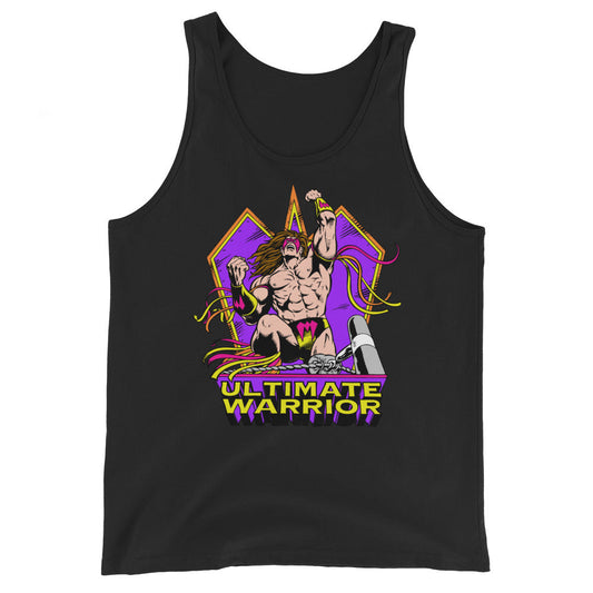 [Color:Black] Ultimate Warrior "Ultimate Pose" Tank Top
