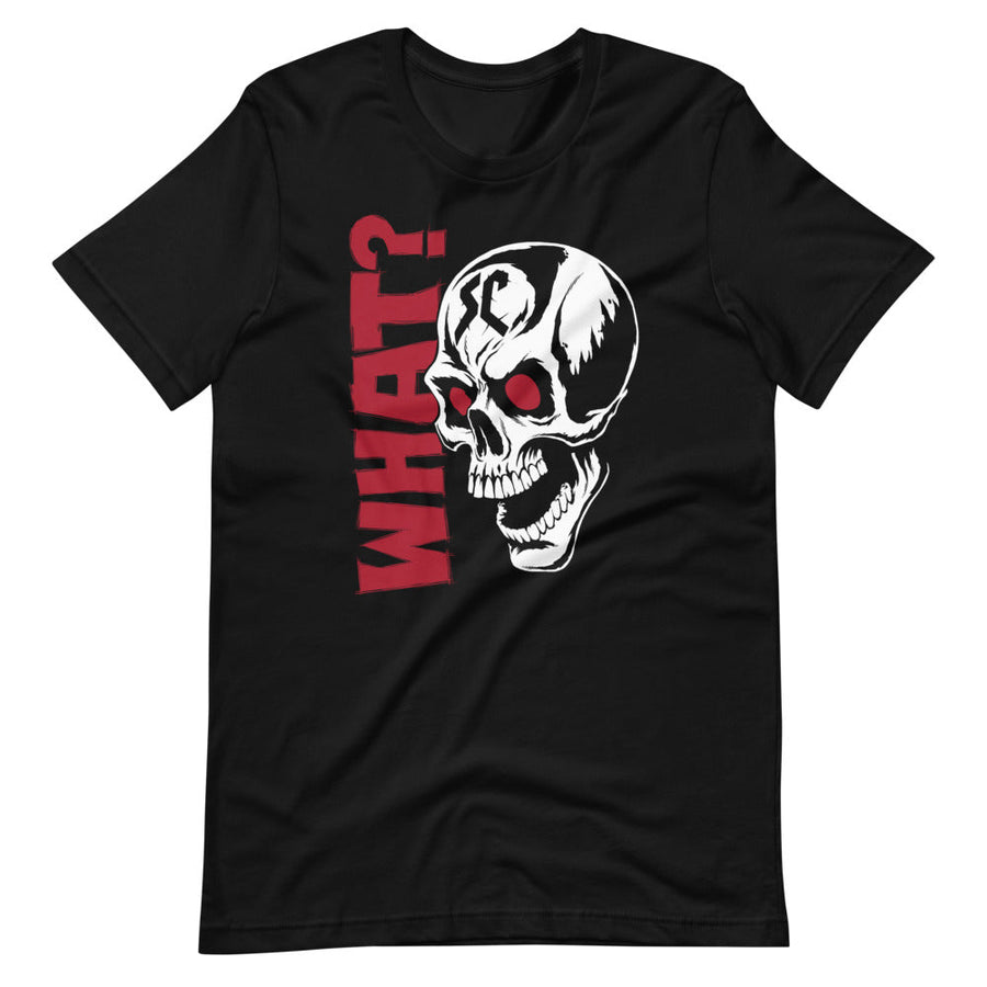 [Color:Black] Stone Cold Steve Austin "What? Skull" T-Shirt