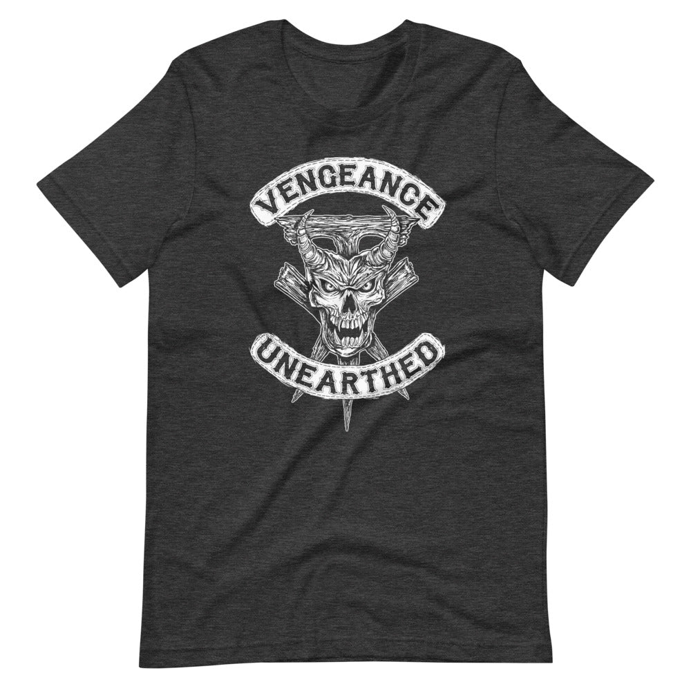 [Color:Dark Grey Heather] Undertaker "Vengeance Unearthed" T-Shirt