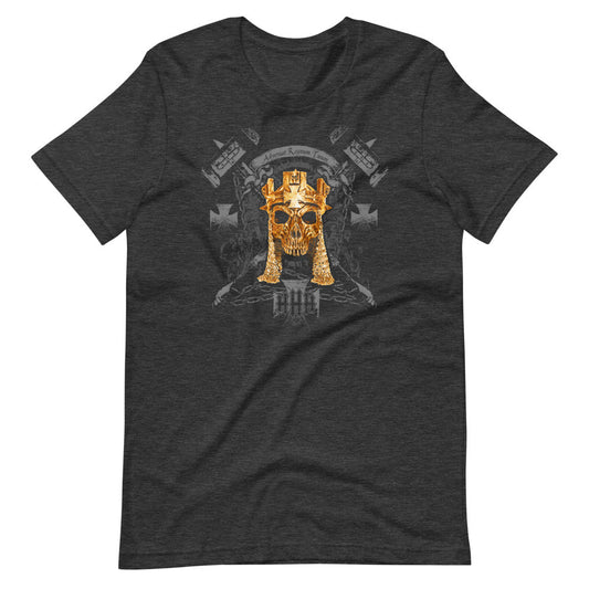 [Color:Dark Grey Heather] Triple H "The King Is Here" T-Shirt