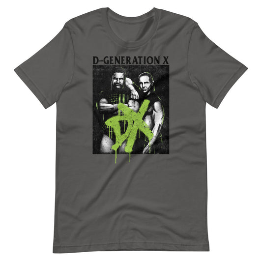 [Color:Asphalt] D-Generation X "Spray Paint" T-Shirt