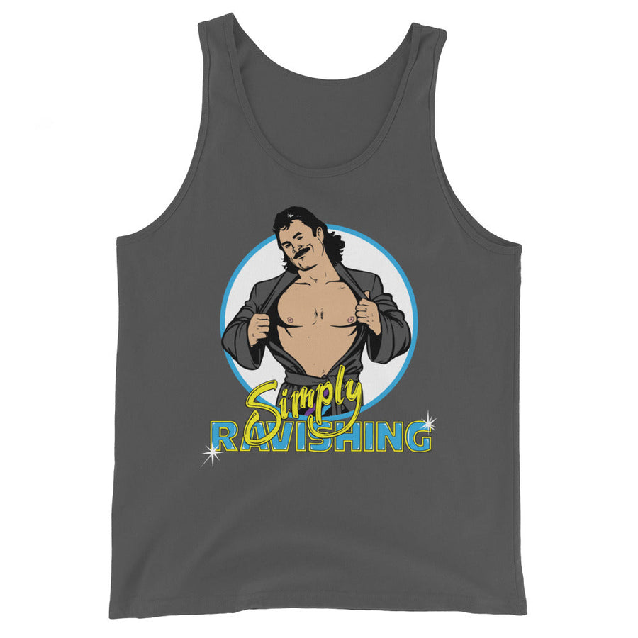 [Color:Asphalt] Ravishing Rick Rude "Simply Ravishing" Tank Top