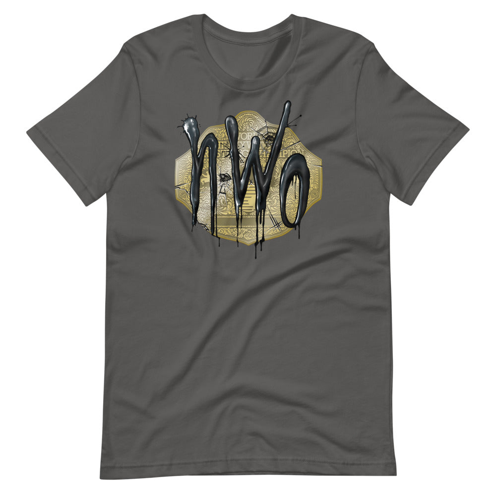 [Color:Asphalt] nWo "Belt Graffiti" T-Shirt