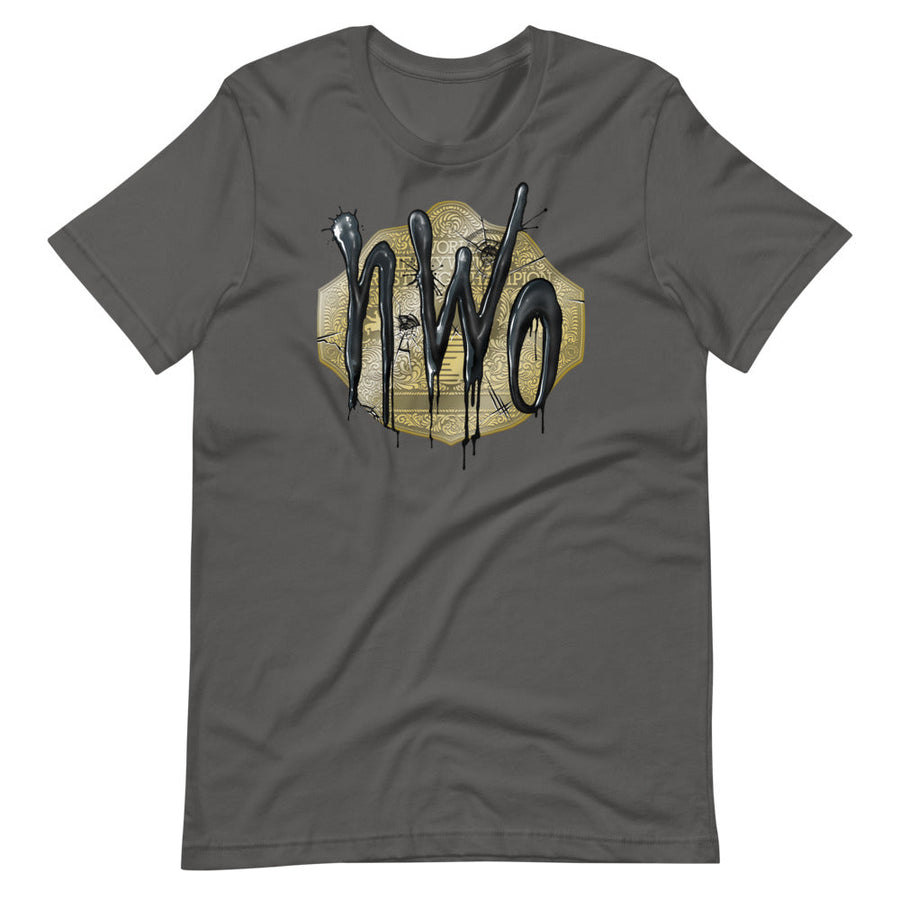 [Color:Asphalt] nWo "Belt Graffiti" T-Shirt