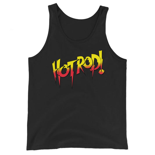 [Color:Black] Rowdy Roddy Piper "Hot Rod!" Tank Top