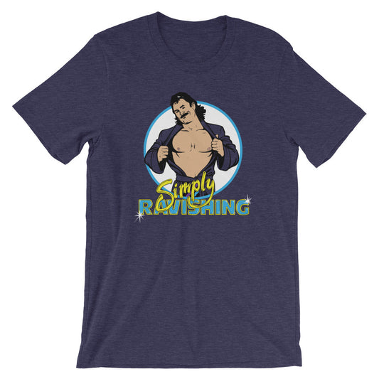 [Color:Heather Midnight Navy] Ravishing Rick Rude "Simply Ravishing" T-Shirt