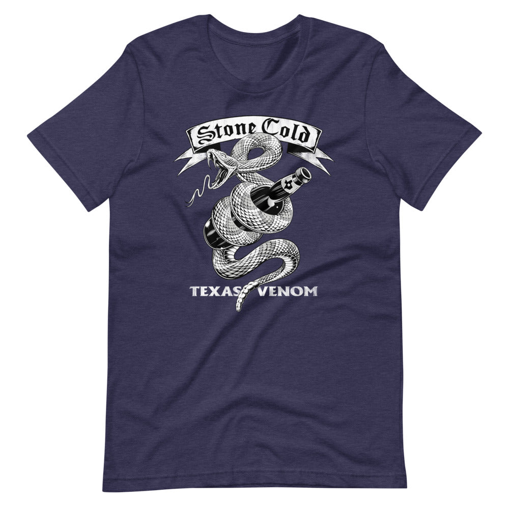 [Color:Heather Midnight Navy] Stone Cold Steve Austin "Texas Venom" T-Shirt