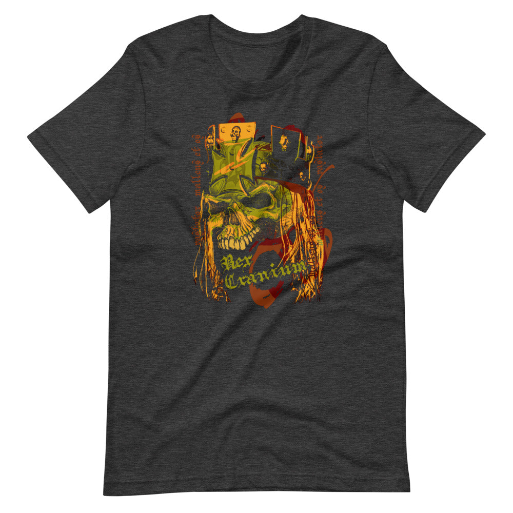 [Color:Dark Grey Heather] Triple H "Skull & Crown" T-Shirt