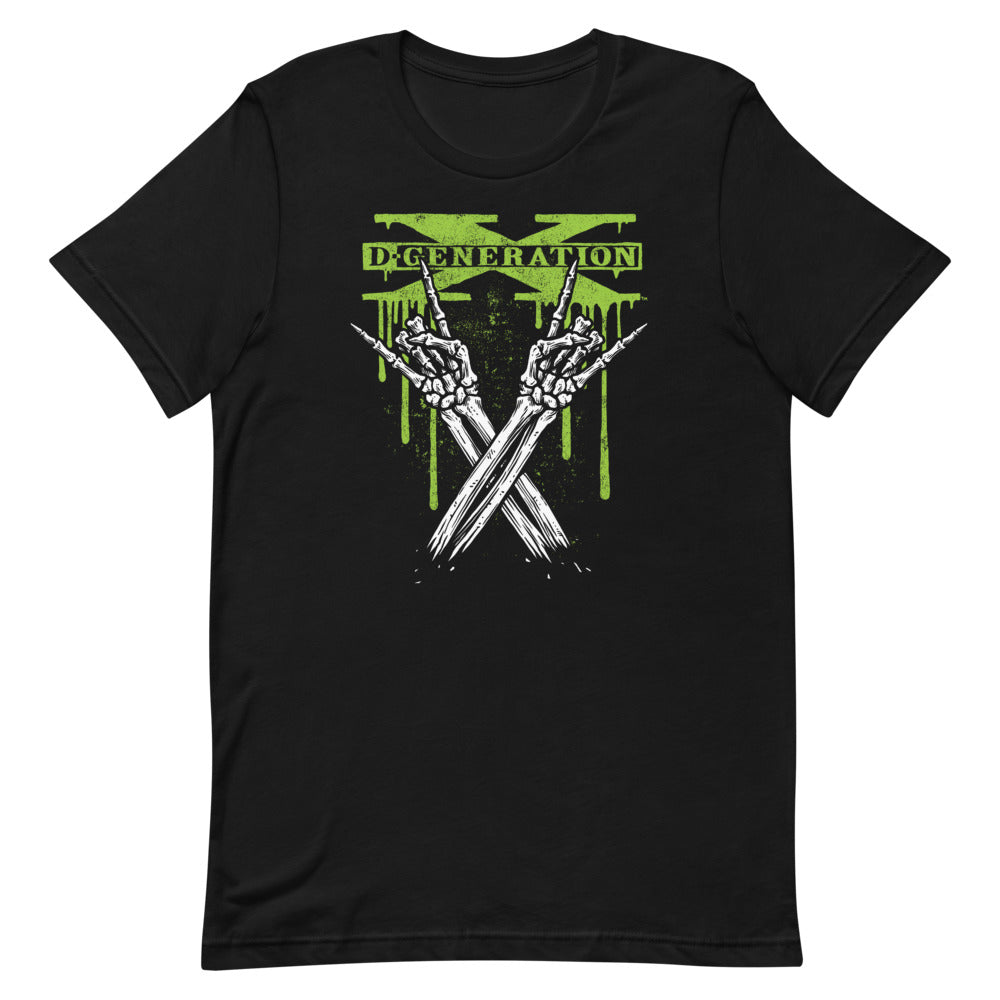 [Color:Black] D-Generation X "Crossbones" T-shirt