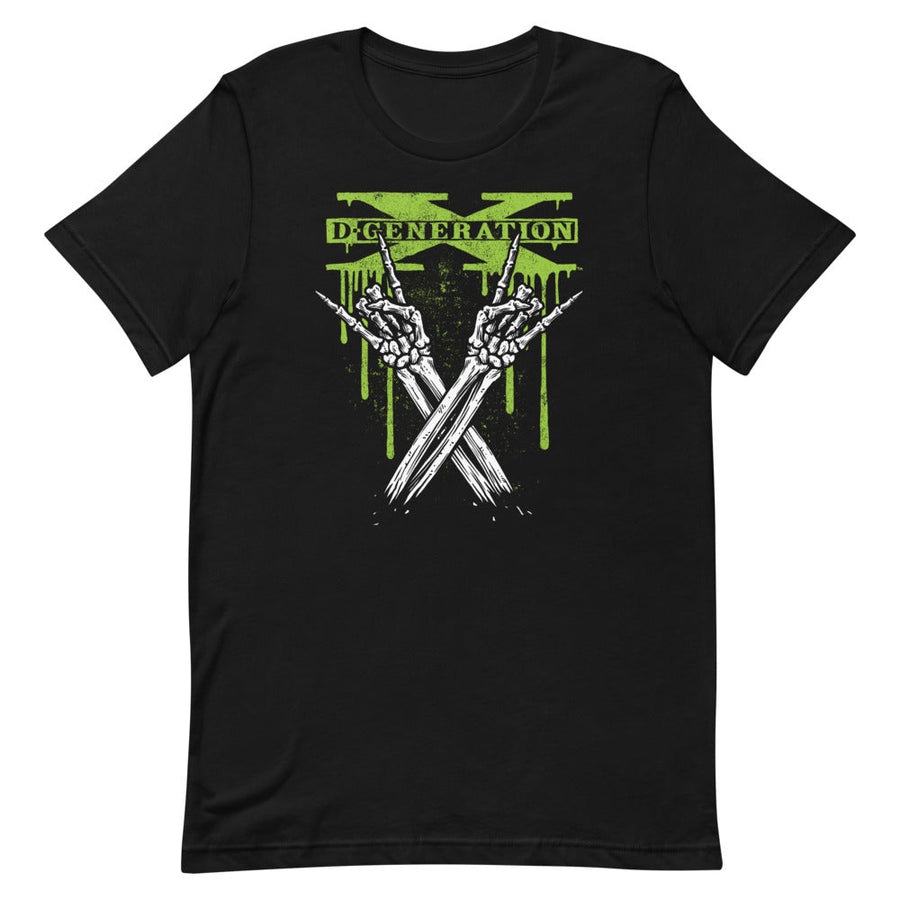 [Color:Black] D-Generation X "Crossbones" T-shirt