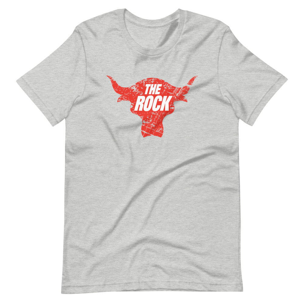 [Color:Athletic Heather] The Rock "Bull Logo" T-Shirt