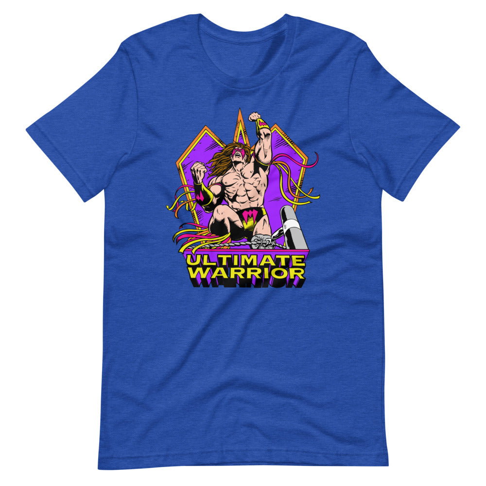 [Color:Heather True Royal] Ultimate Warrior "Ropes" T-Shirt
