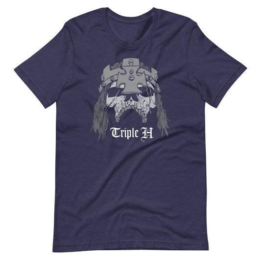 [Color:Heather Midnight Navy] Triple H "Illustrated Skull" T-Shirt