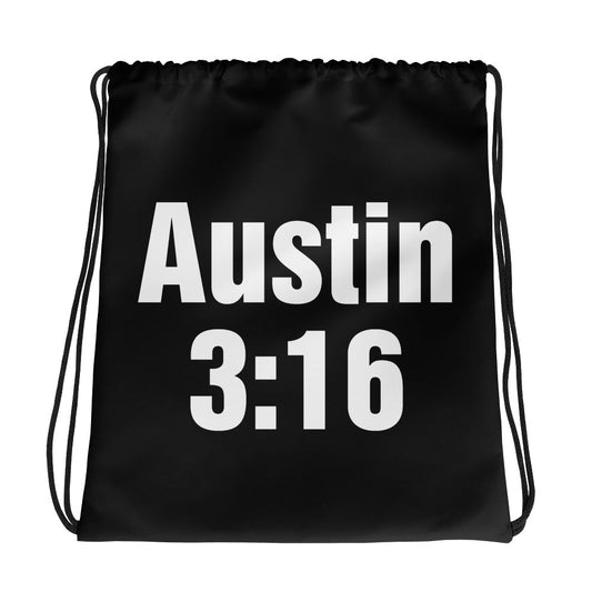 Stone Cold Steve Austin "3:16" Drawstring Bag
