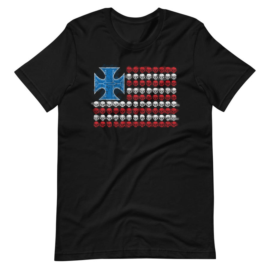 [Color:Black] Triple H "Flag" T-Shirt