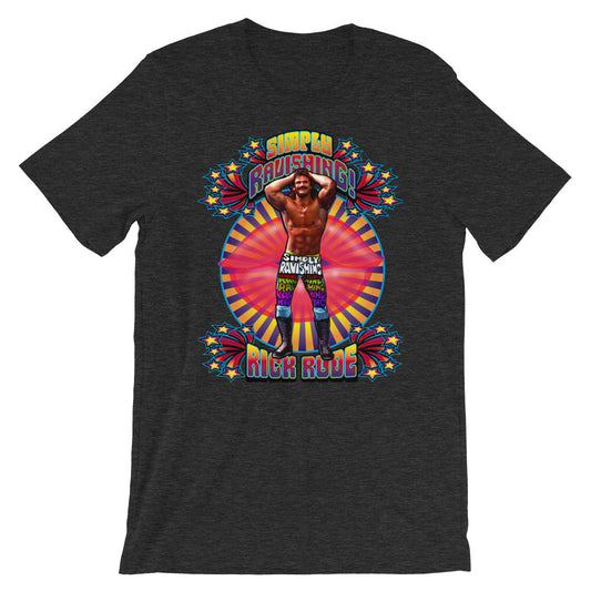 [Color:Dark Grey Heather] Ravishing Rick Rude "Flex" T-Shirt