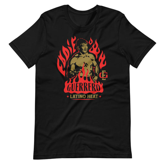 [Color:Black] Eddie Guerrero "Latino Heat Illustrated" T-Shirt