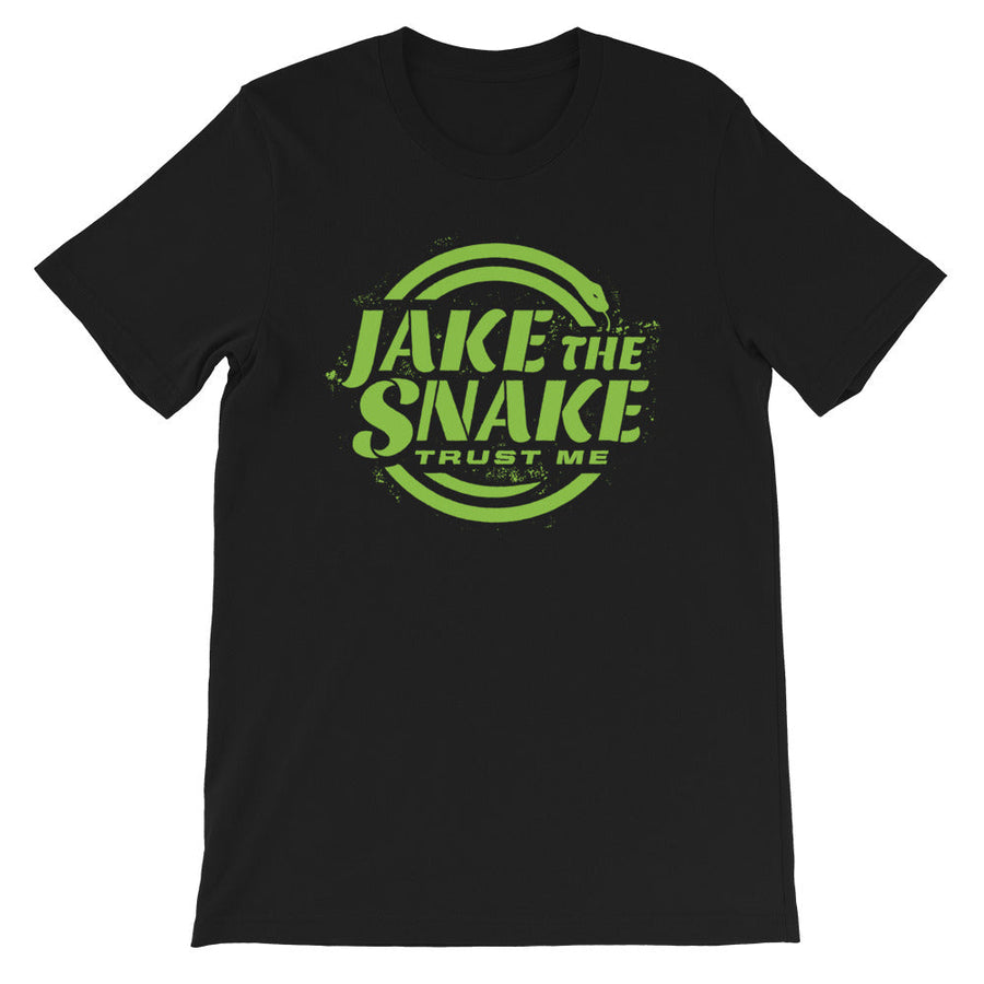 [Color:Black] Jake The Snake "Trust Me" T-Shirt