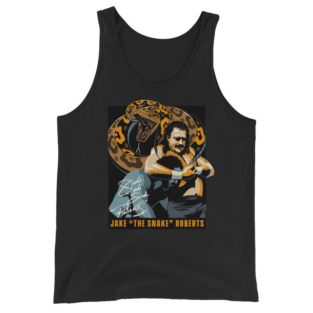 [Color:Black] Jake The Snake Roberts "Signature" Tank Top
