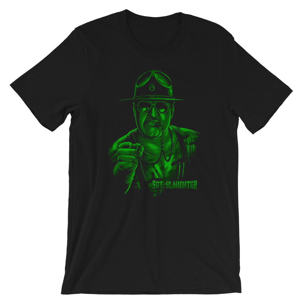 [Color:Black] Sgt. Slaughter "Finger Point" T-Shirt