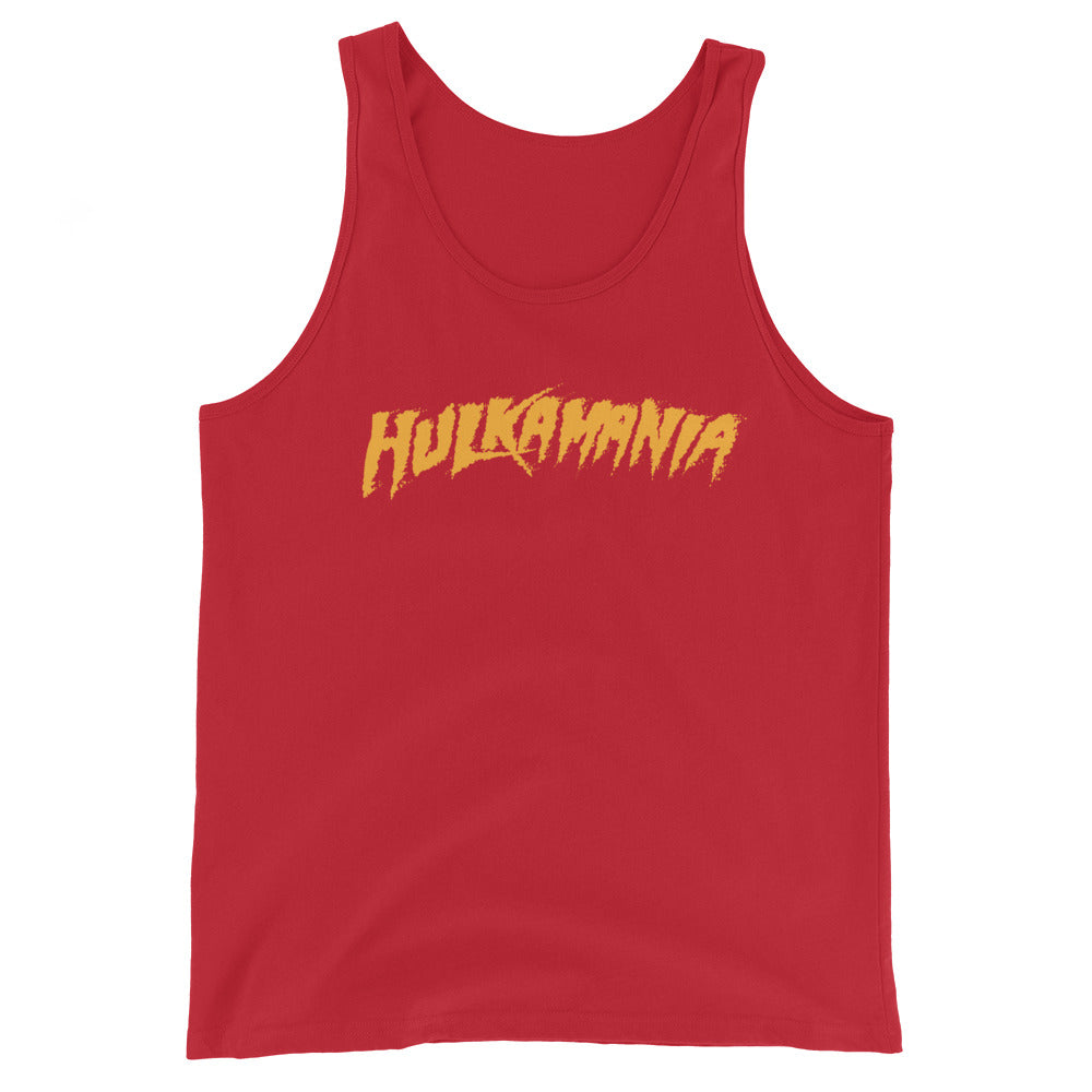 [Color:Red] Hulk Hogan "Hulkamania" Tank Top