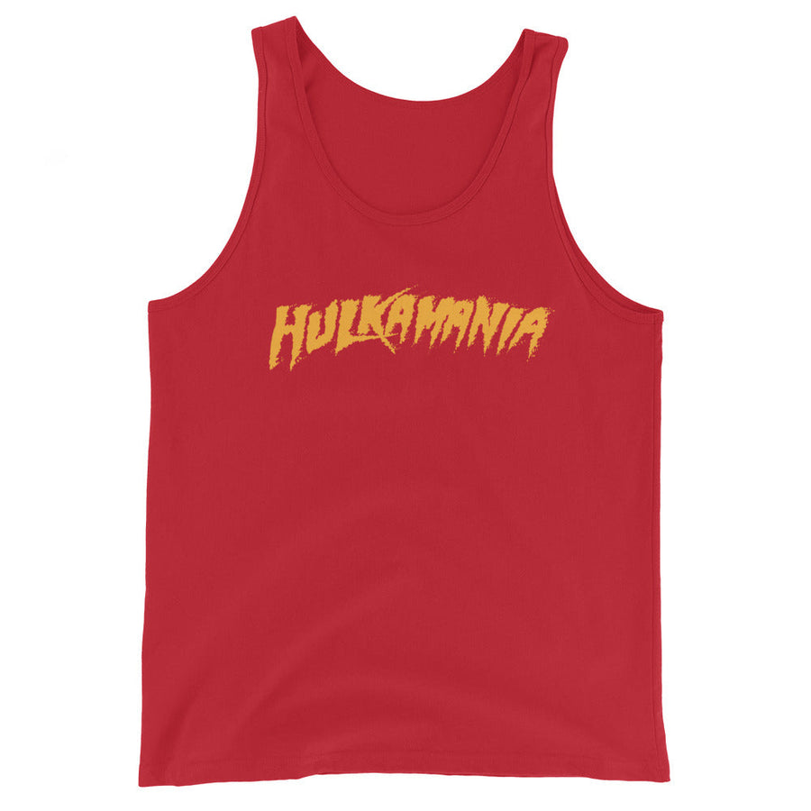 [Color:Red] Hulk Hogan "Hulkamania" Tank Top