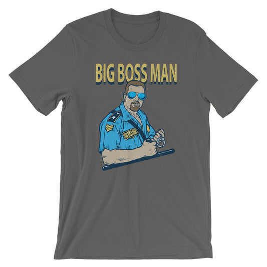[Color:Asphalt] Big Boss Man "Justice" T-Shirt
