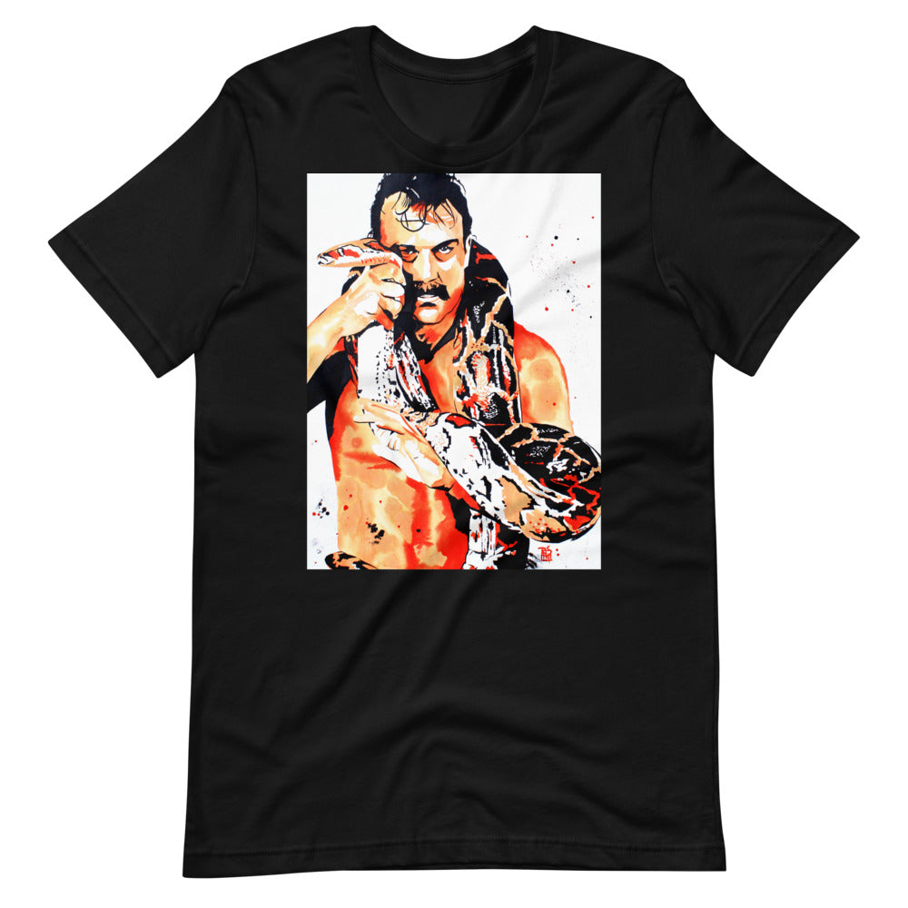 [Color:Black] Jake the Snake Rob Schamberger T-Shirt