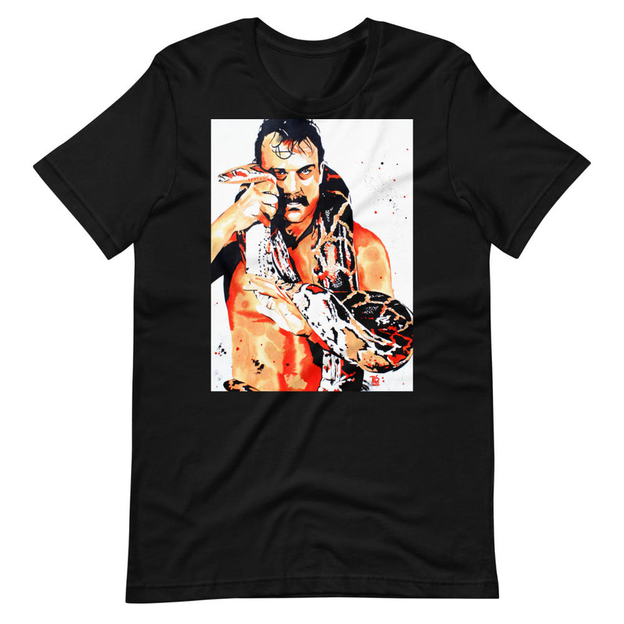 [Color:Black] Jake the Snake Rob Schamberger T-Shirt
