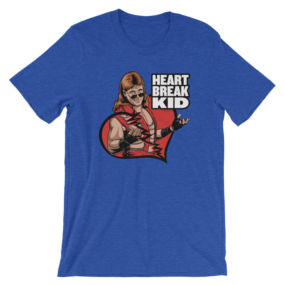 [Color:Heather True Royal] Shawn Michaels "Heart Break Kid" T-Shirt