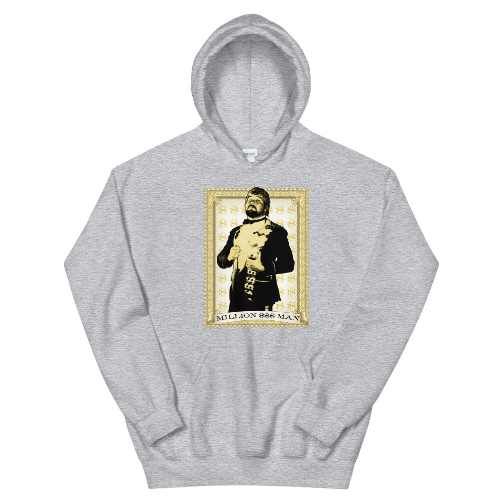 “Million Dollar Man” Ted DiBiase "Portrait" Pullover Hoodie Sweatshirt