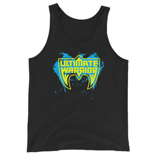 [Color:Black] Ultimate Warrior "Blue & Yellow Logo" Tank Top