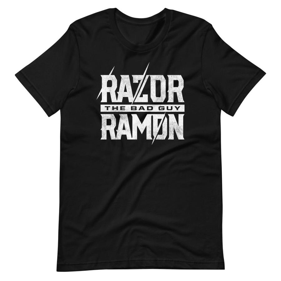 [Color:Black] Razor Ramon "Bad Guy Logo" T-Shirt