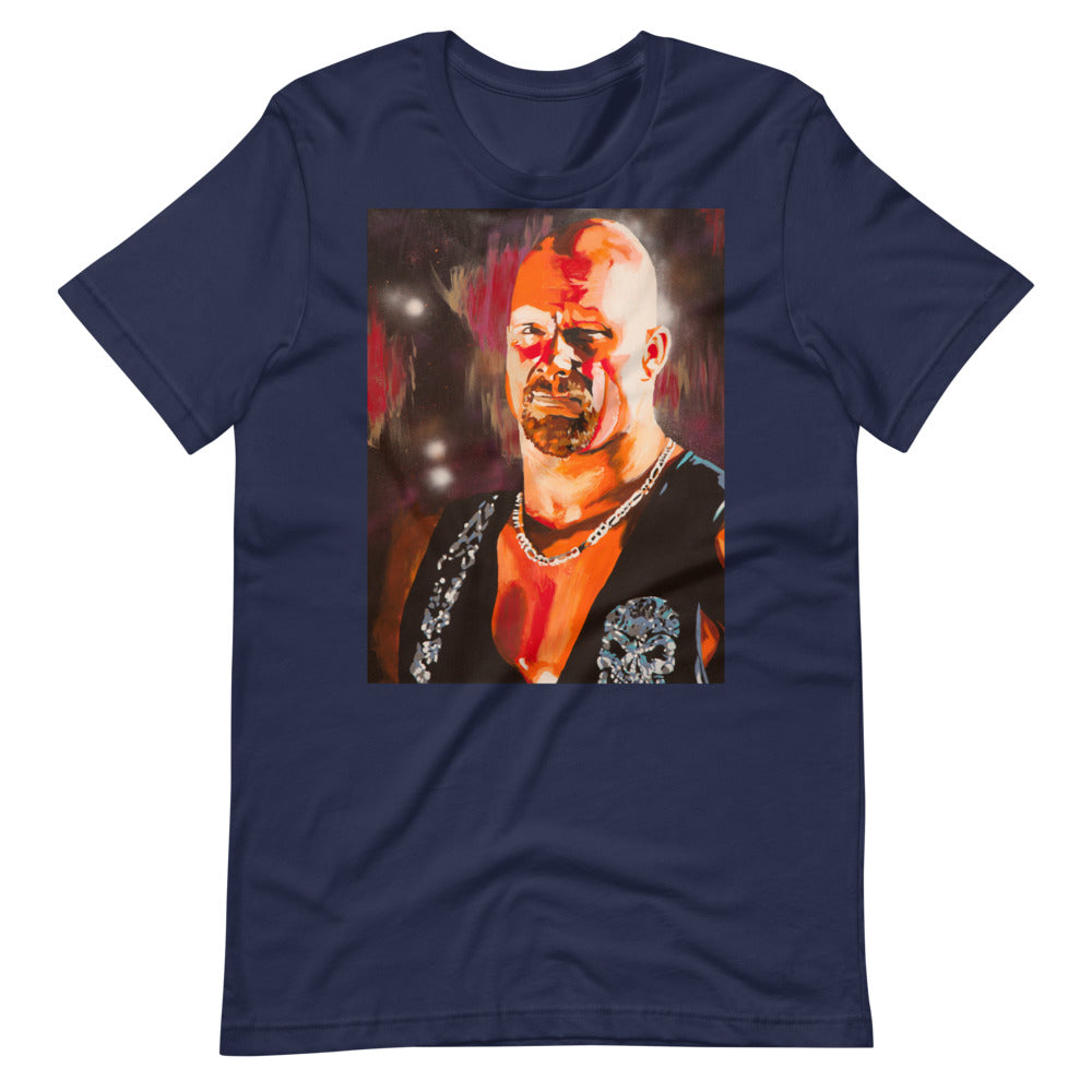 [Color:Navy] Stone Cold Steve Austin "SOB" Rob Schamberger T-Shirt
