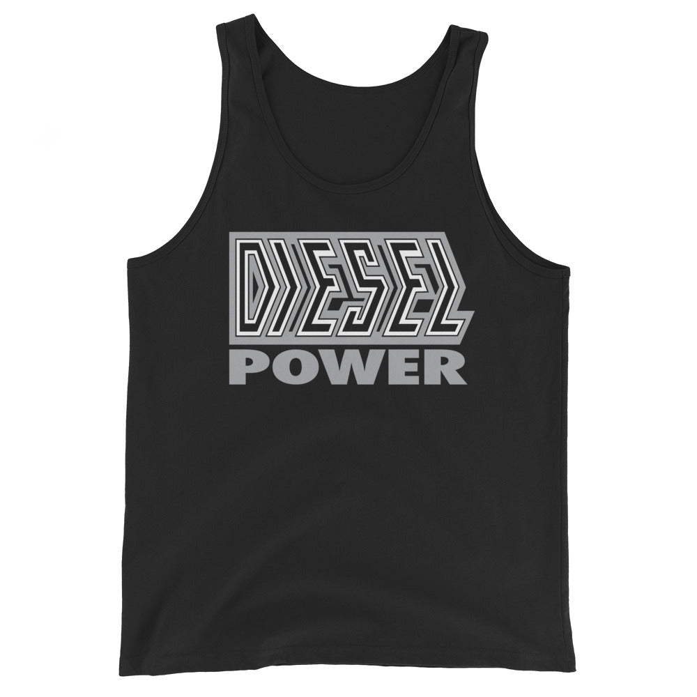 [Color:Black] Diesel "Diesel Power" Tank Top