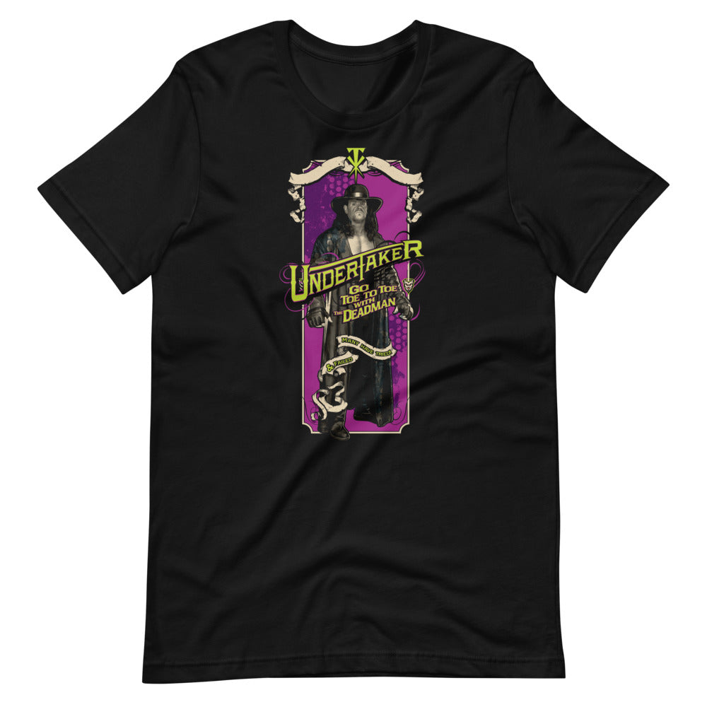 [Color:Black] Undertaker "Toe To Toe" T-Shirt