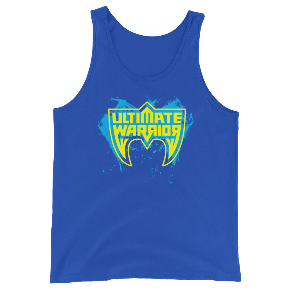 [Color:True Royal] Ultimate Warrior "Blue & Yellow Logo" Tank Top
