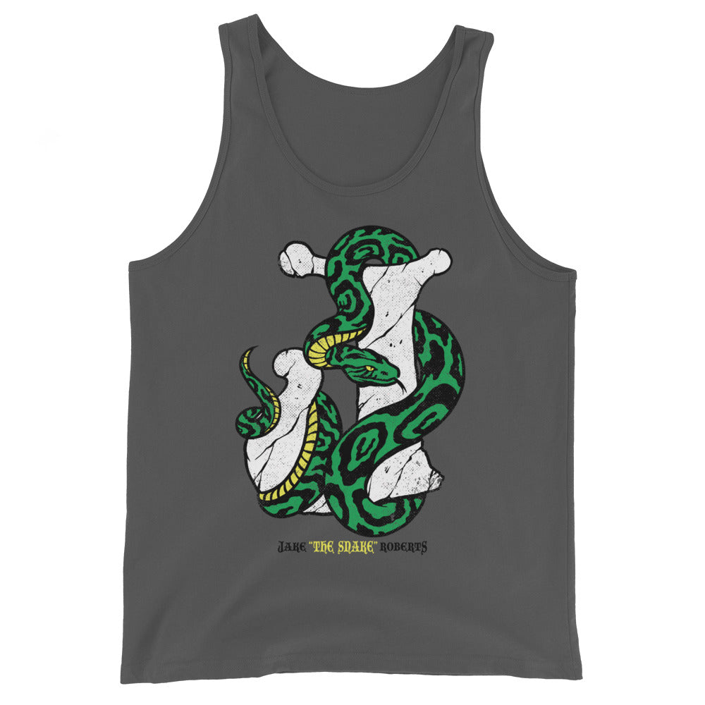 [Color:Asphalt] Jake The Snake "Snake & Bone" Tank Top