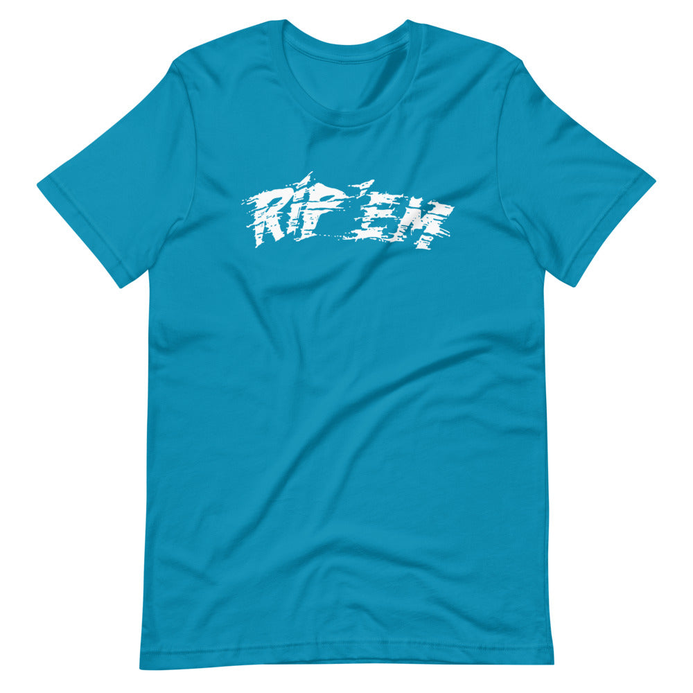 Hulk Hogan "Rip 'Em (No Holds Barred)" Blue T-Shirt