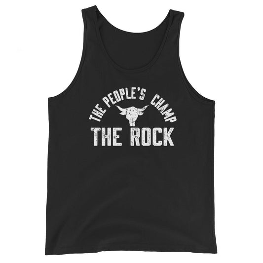 [Color:Black] The Rock "People's Champ" Tank Top