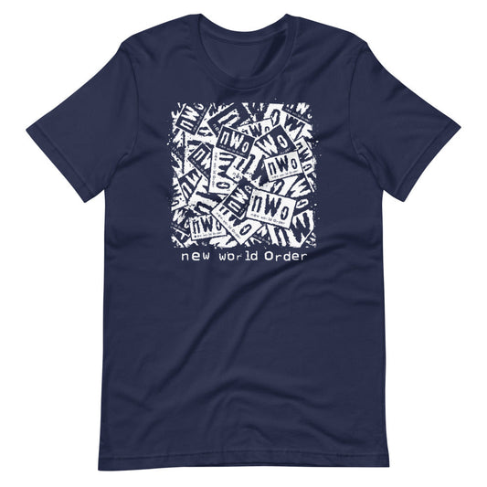 nWo "Pattern" T-Shirt T-Shirt Navy PWcatalog