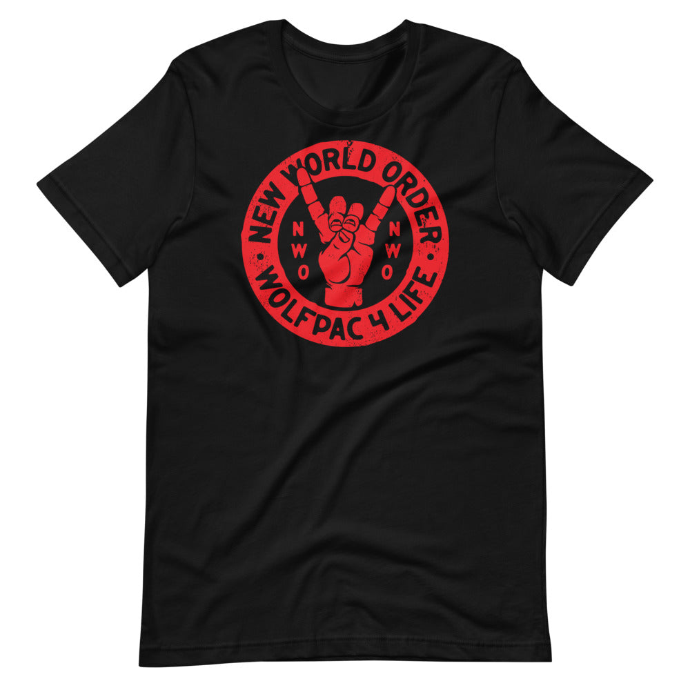 [Color:Black] NWO "Wolfpac Badge" T-Shirt