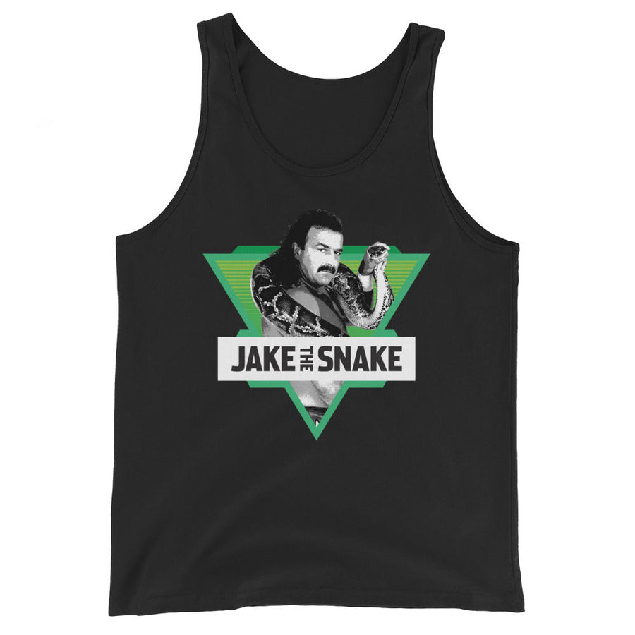 [Color:Black] Jake The Snake Roberts "Retro Photo" Tank Top