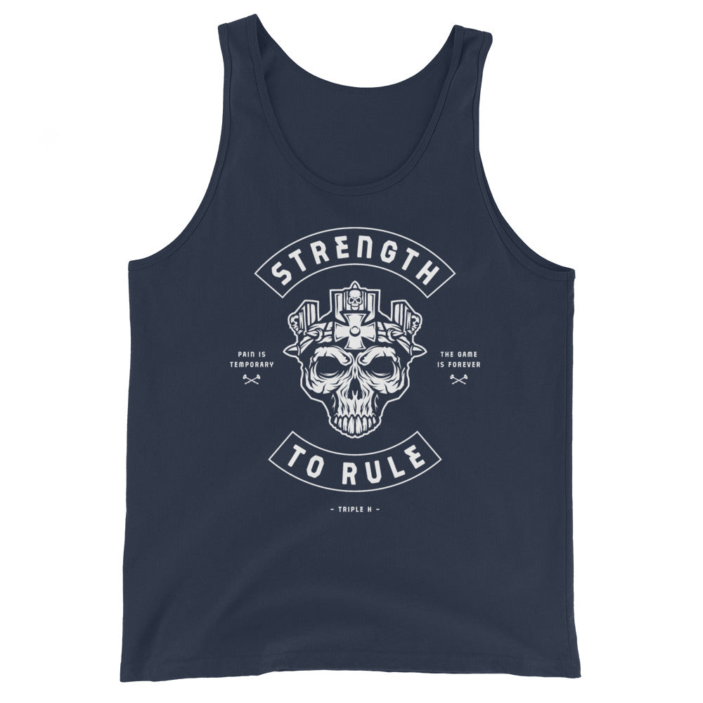[Color:Navy] Triple H "Strength To Rule" Tank Top
