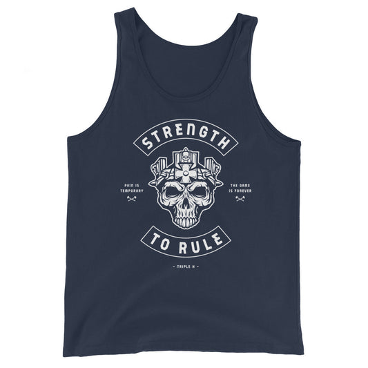 [Color:Navy] Triple H "Strength To Rule" Tank Top