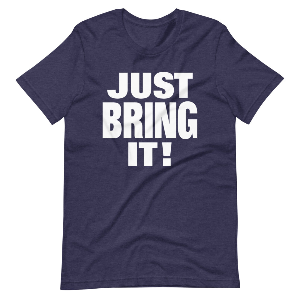 [Color:Heather Midnight Navy] The Rock "Just Bring It" T-Shirt